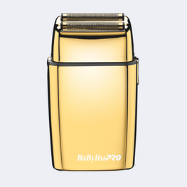 BaBylissPRO FX02 Metal Double Foil Cordless Shaver (Gold)