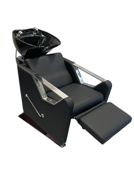 CAMELLA Shampoo Bowl + Chair Black