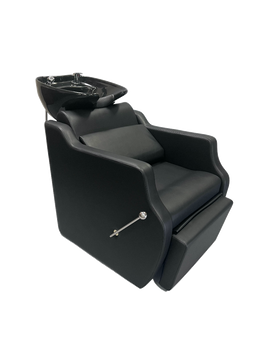 NATALIA Shampoo Bowl + Chair Black