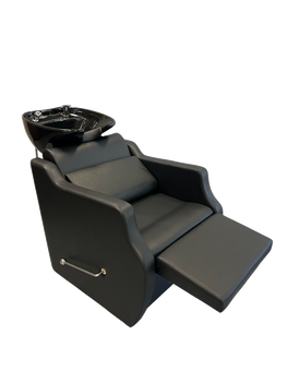 NATALIA Shampoo Bowl + Chair Black