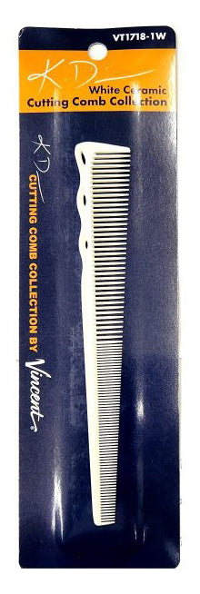 VINCENT Ceramic Narrow Tapering Comb 7"